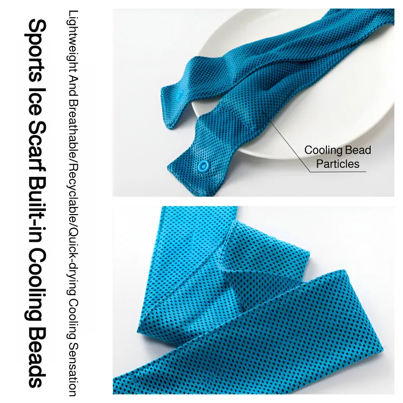 Hot sale cooling ice scarf ice scarf sweat wipes outdoor ice belt sports headscarf cooling ice towel