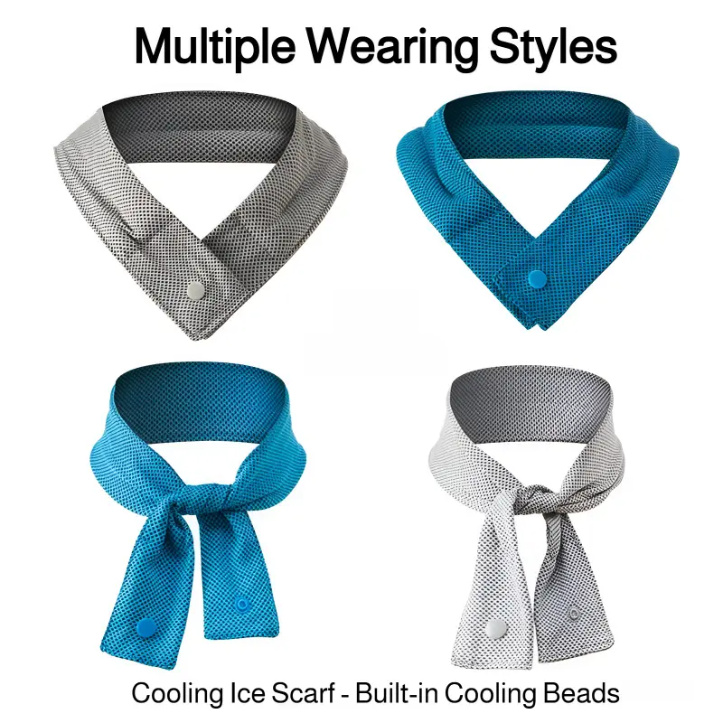 Hot sale cooling ice scarf ice scarf sweat wipes outdoor ice belt sports headscarf cooling ice towel