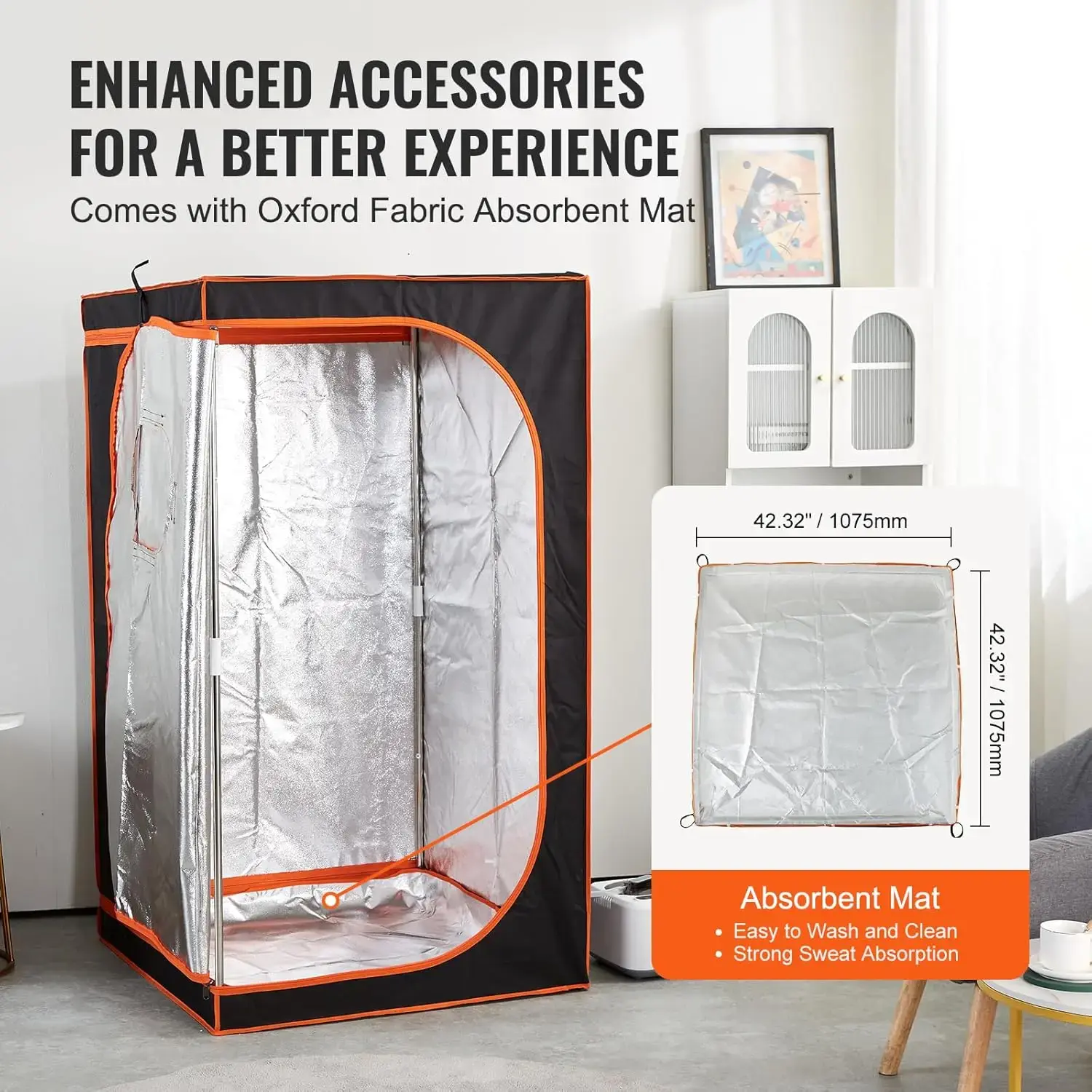 Portable Steam Sauna Tent, 1000W Personal Sauna Blanket Kit for Home Spa, Detoxify & Soothing Heated Body Therapy