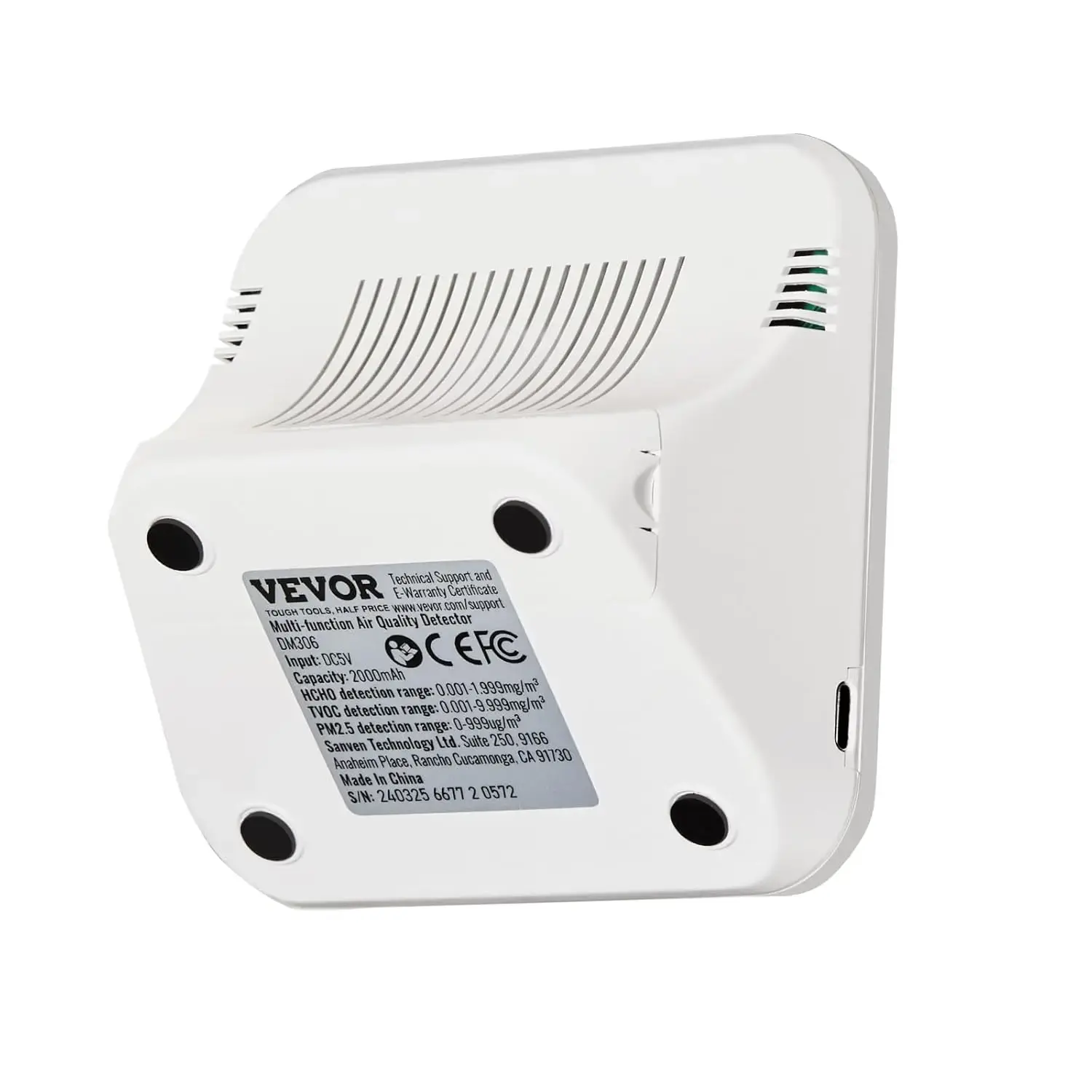 Mini Air Quality Monitor 8-in-1, Professional PM2.5 PM10 PM1.0 Particle Counter, Formaldehyde, Temperature, Humidity