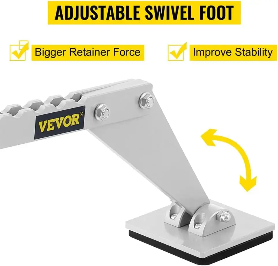 6 Claw Hook Dent Puller, Single Leg Lifter Portable Dent Pull Bar Aluminum Alloy for Car Repairing
