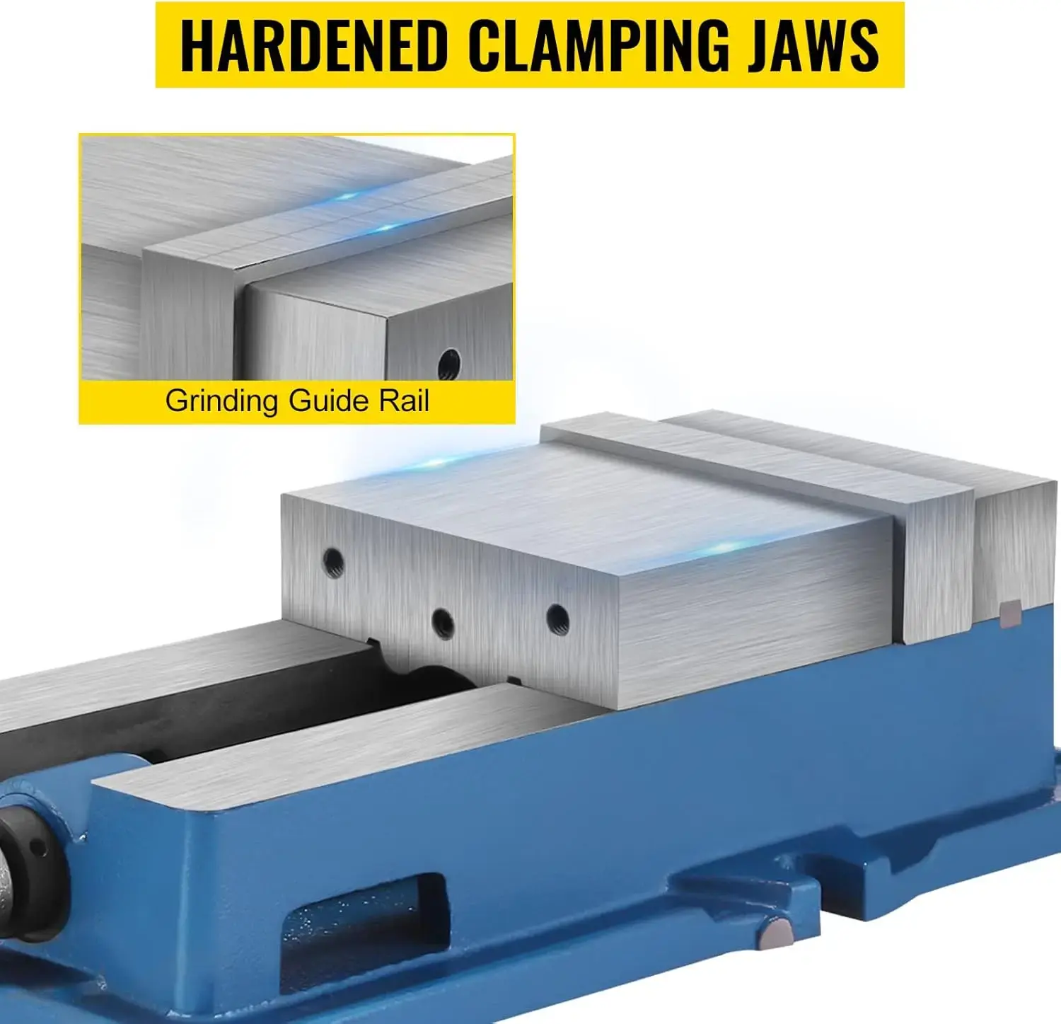 6 Inch ACCU Lock Down Vise Precision Milling Vice 6 Inch Jaw Width Drill Press Vise Milling Drilling Machine Bench Clamp (6'')