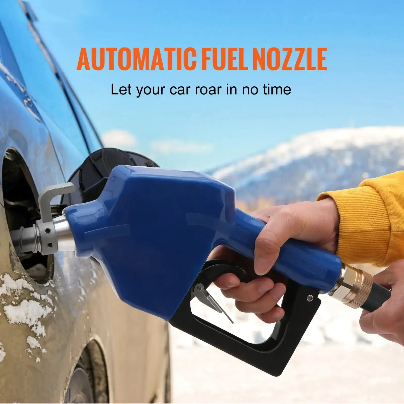 Automatic Fuel Nozzle Shut Off Fuel Refilling 3/4" NPT 13/16" Spout Diesel