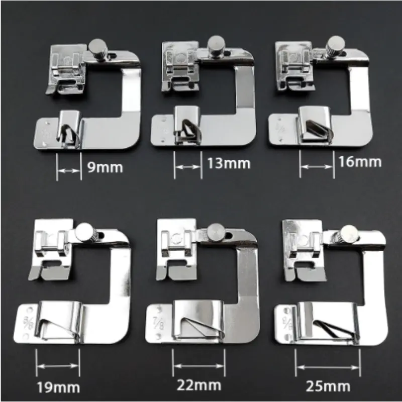 1Pc Domestic sewing machine with piping presser foot suitable for sewing machine craft household DIY sewing tool accessories