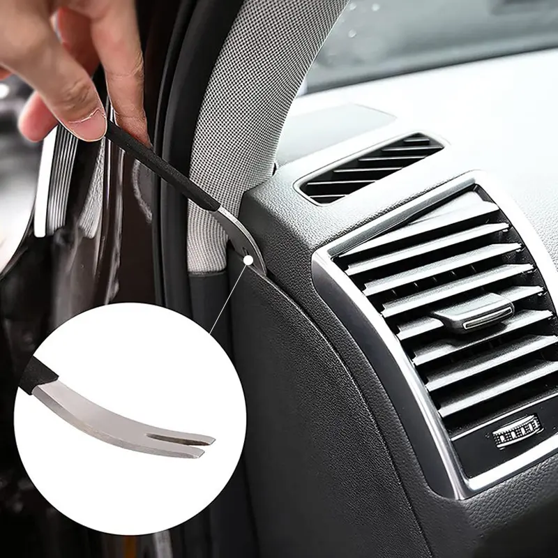 Car Audio Disassembly Tool Pry Panel Interior Clip Rocker Crowbar Stainless Steel Pry Bar Door Panel Disassembly