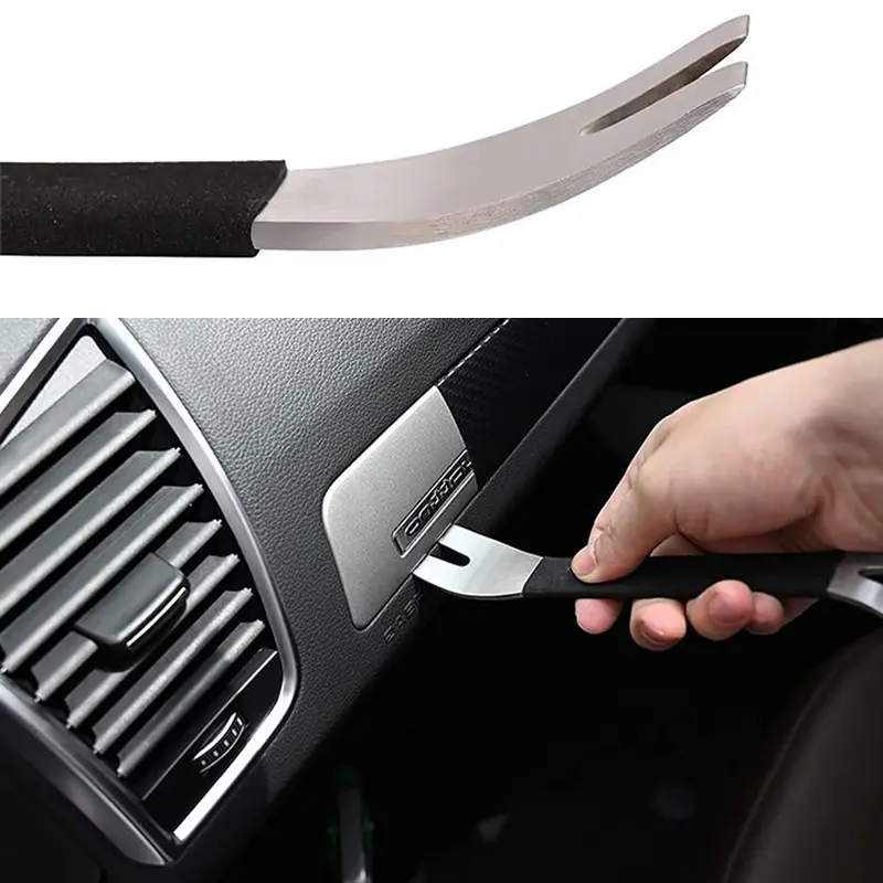 Car Audio Disassembly Tool Pry Panel Interior Clip Rocker Crowbar Stainless Steel Pry Bar Door Panel Disassembly