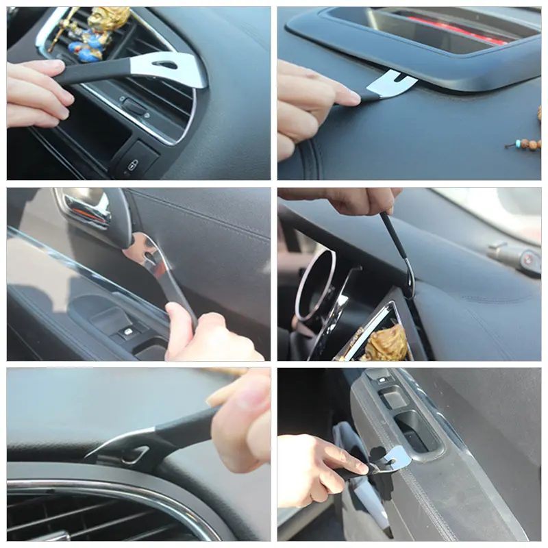 Car Audio Disassembly Tool Pry Panel Interior Clip Rocker Crowbar Stainless Steel Pry Bar Door Panel Disassembly