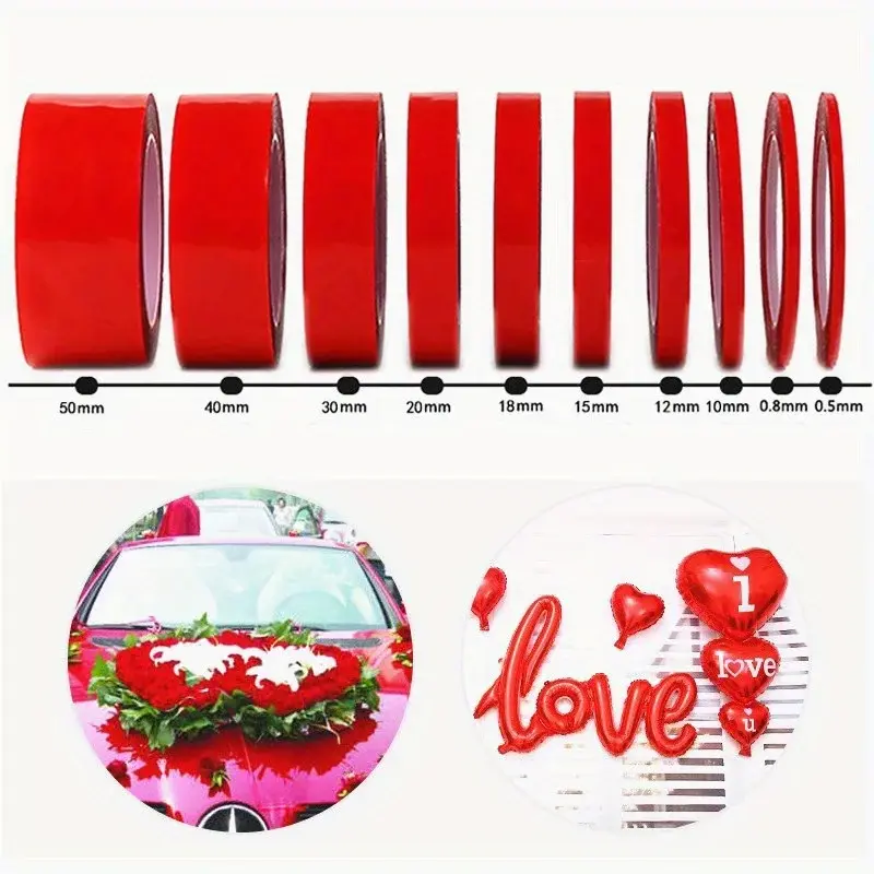 300cm Double-Sided Adhesive Tape Permanent Powerful Transparent Adhesive Sticker Tape