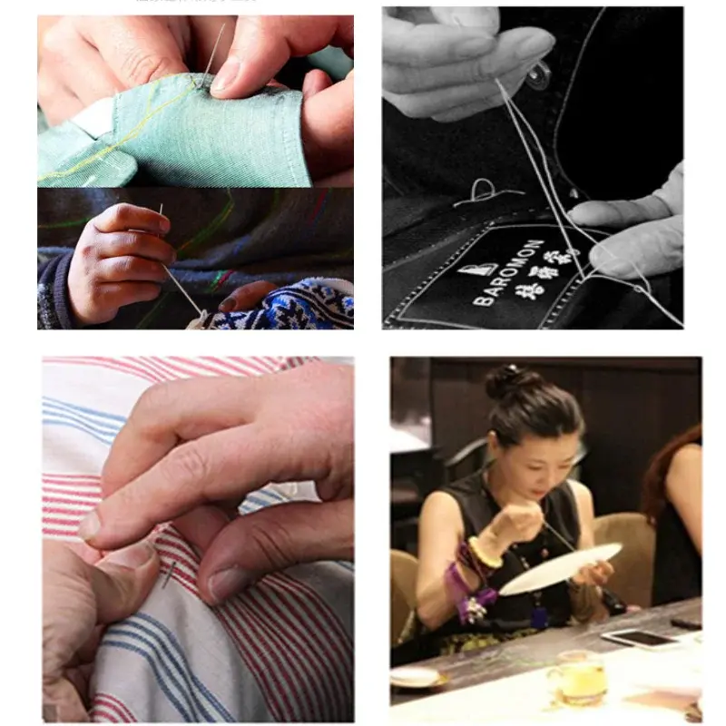 2PCS Retro Finger Protector Ring Handworking Needle Thimble Needles Craft Household DIY Sewing Tools Accessories