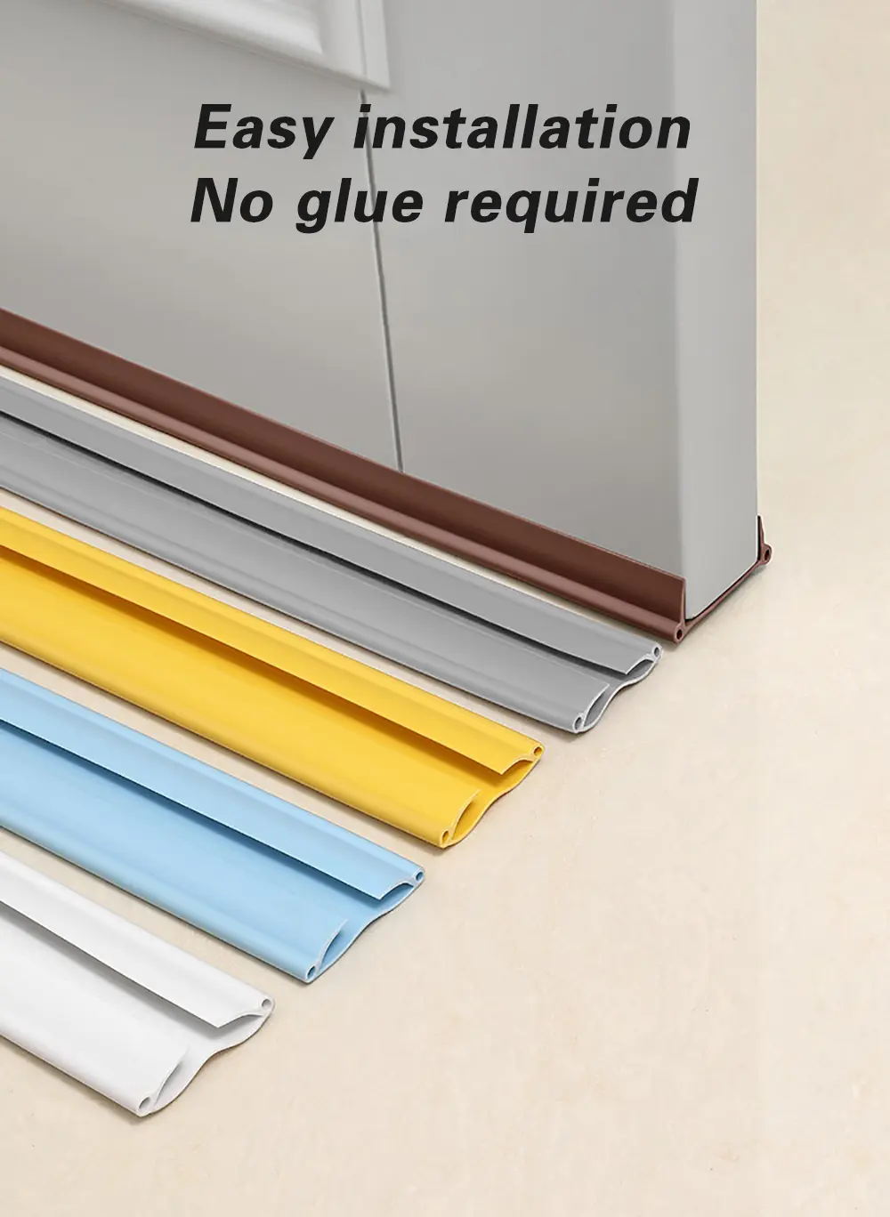 96cm Door Seal Strips Bottom Noise Under Door Waterproof  Sealing Strips House Accessories Sound Proof Weatherstrip Under Doors