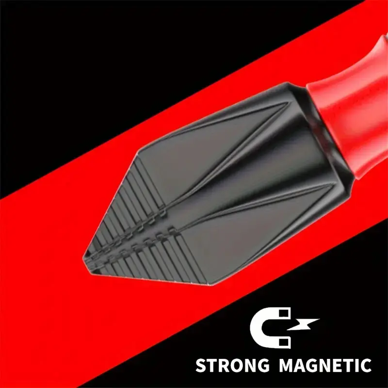 20pcs Anti-slip Cross Screwdriver Set Magnetic S2 Screwdriver Bit 25mm Hex Shank Impact Alloy Drill Bits Multifunctional Tools