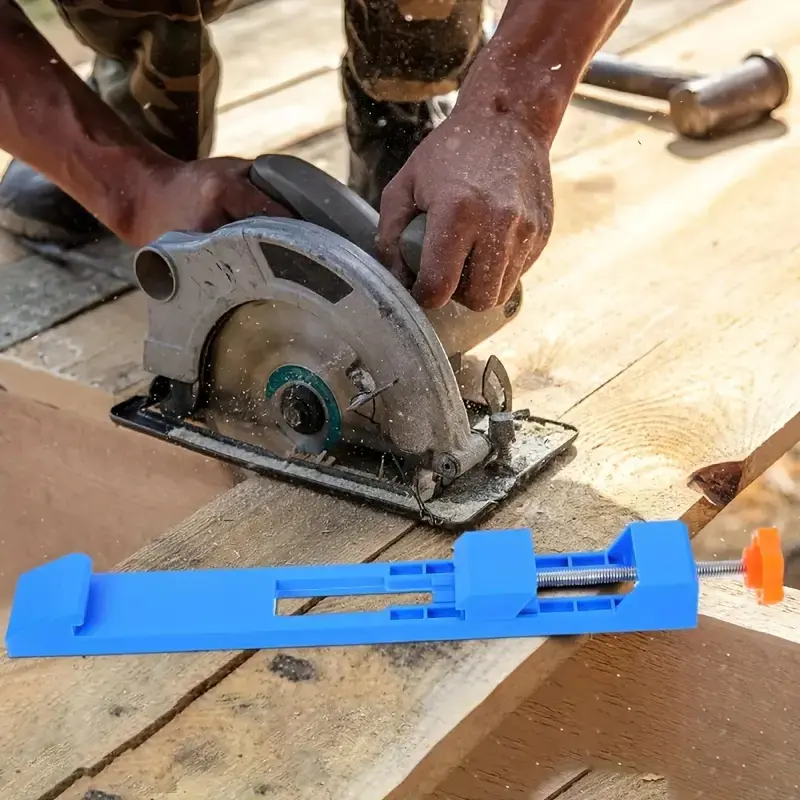 1pc Adjustable Cutting Machine Base Guide Circular Saw Milling Positioning Clamps Precision Wood Cutting Guide Carpentry Tools