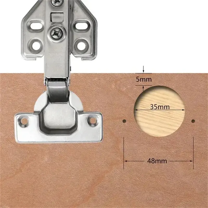 Woodworking Hole Drilling Guide Locator 35mm Hinge Boring Jig Efficient Template Door Cabinet Hole Punching Opener Installation