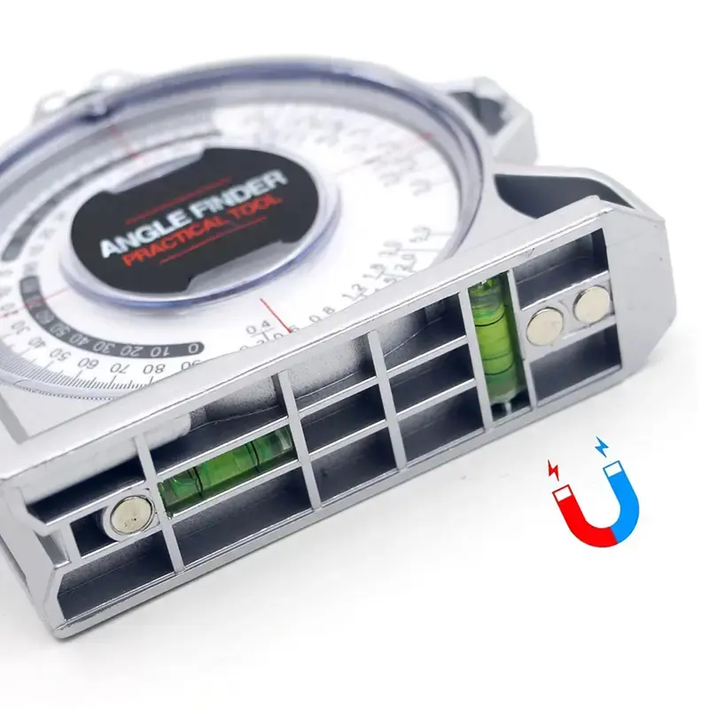 Angle Finder Magnetic Angle Locator Slope Protractor Inclinometer Level Meter Clinometer Angle Gauge Measuring Instruments