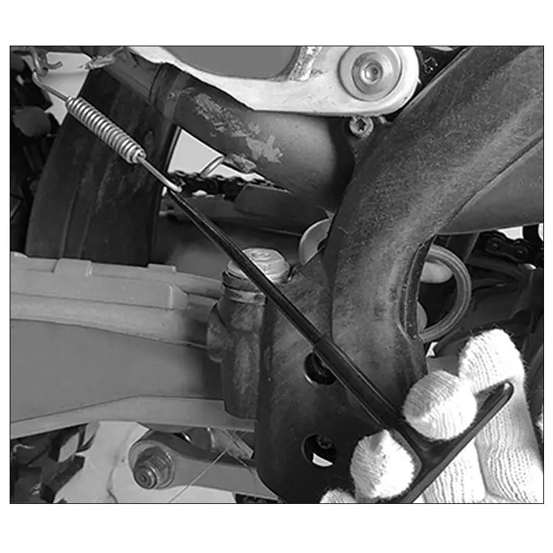 Motorcycle Exhaust Spring Hook T Shaped Handle Exhaust Pipe Spring Puller For Motorcycle Dirt Bike Vehicle Snowmobile Hand Tools