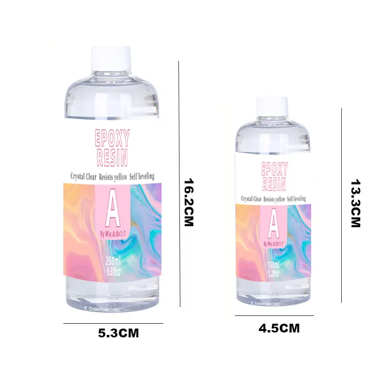 10.4/17.6oz AB Epoxy Resin Kit Heat Resistant Bubbles Free Non-Yellow Hard As Rock Crystal Clear Epoxy Resin For Coating & Craft