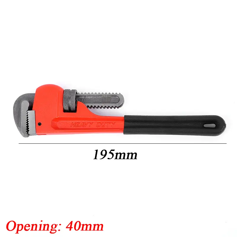 1pc 8Inch Heavy Duty Pipe Pliers Adjustable Quick-Open Wrench Multifunctional Hardware Tools Nut Removal Water Pump Spanner