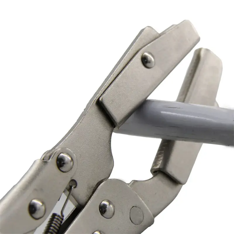 1pc 10 Inch Automotive Flat Head Hose Clamp Pliers Multifunctional Adjustable Fixed Pliers For Welding Car Repair Hand Tools