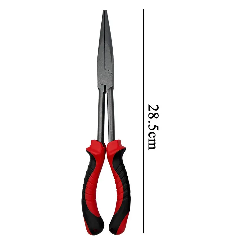 1pc High Carbon Steel Long Nose Fishing Pliers Multifunctional Ring Opener Pliers Fish Hook Remover Fishing Gear Accessories