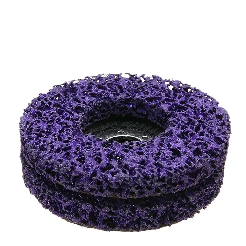 1PCS 100mm Coral Disc Poly Strip Disc Diamond Grinding Wheel Flap Disc for Angle Grinder Paint Rust Removal Clean Abrasiv