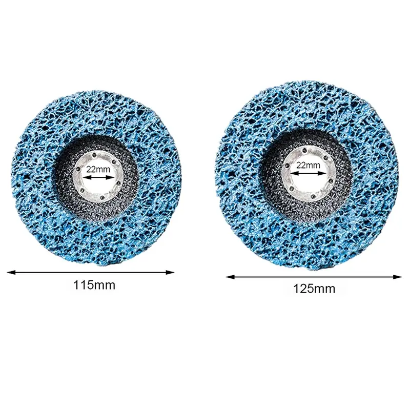 1PCS 100mm Coral Disc Poly Strip Disc Diamond Grinding Wheel Flap Disc for Angle Grinder Paint Rust Removal Clean Abrasiv