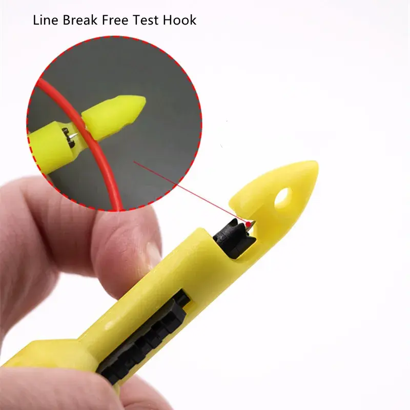 Insulation Wire Piercing Puncture Probe Test Hook Clip with 2mm/4mm Socket Auto
