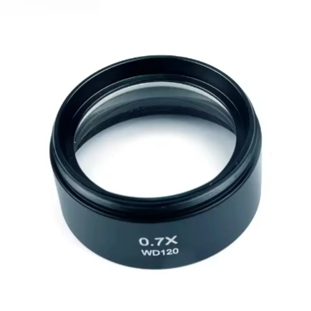 Wd165 0.5X Stereo Microscope Auxiliary Objective Lens Barlow Lens with 1-7/8 Inch(M48Mm)Mounting Thread