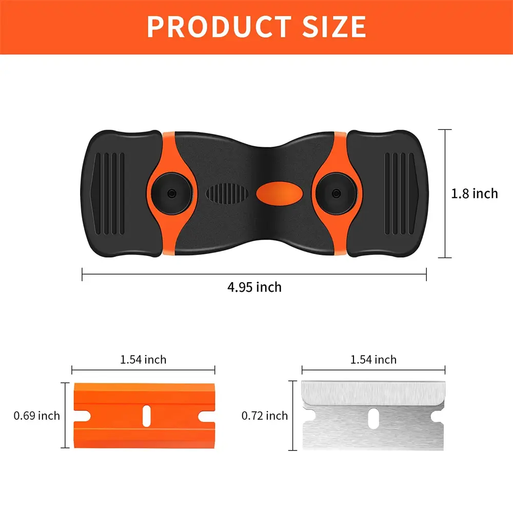 Single Double Edged Razor Blade Scraper Tool for Labels Stickers Decals Removal Auto Window Tint Vinyl Tool Application DIY Tool