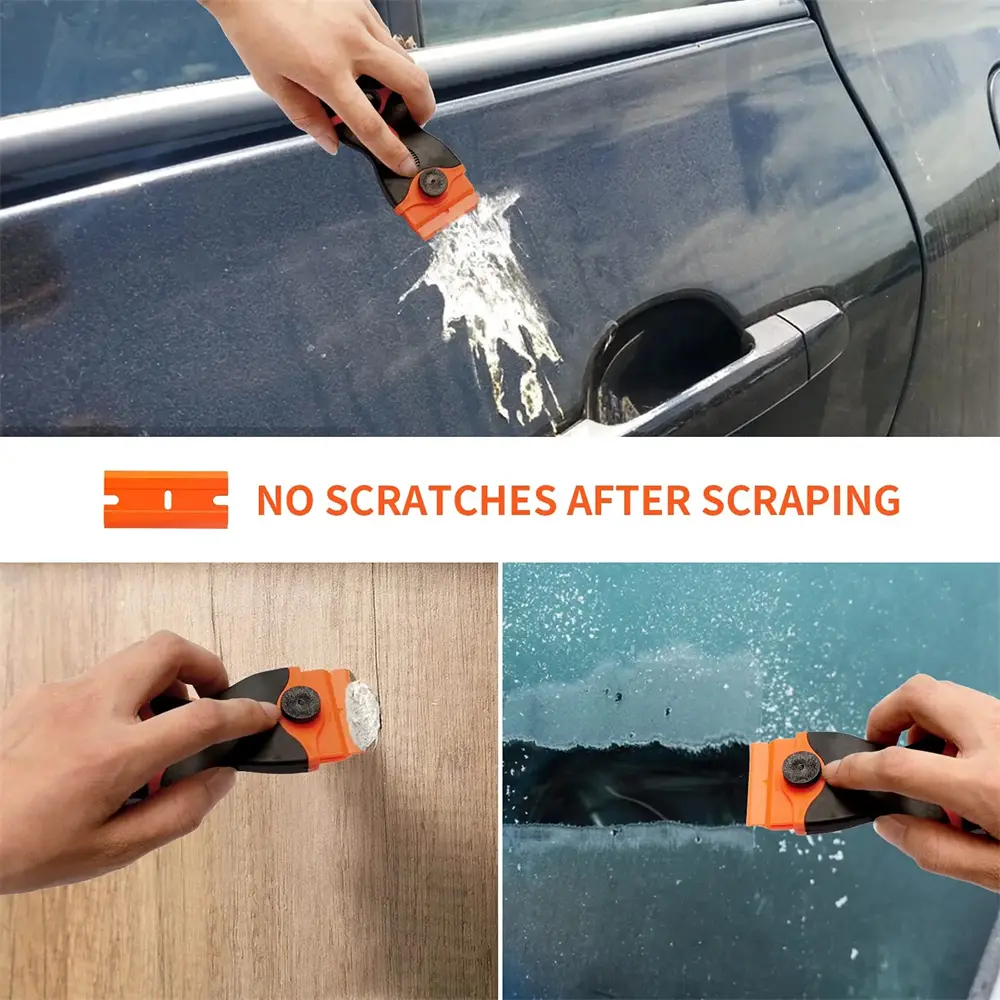 Single Double Edged Razor Blade Scraper Tool for Labels Stickers Decals Removal Auto Window Tint Vinyl Tool Application DIY Tool