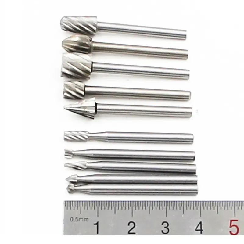 Titanium Dremel Routing Wood Rotary Milling Rotary File Cutter Woodworking Carving Carved Knife Cutter Tools  Drill Woodworking