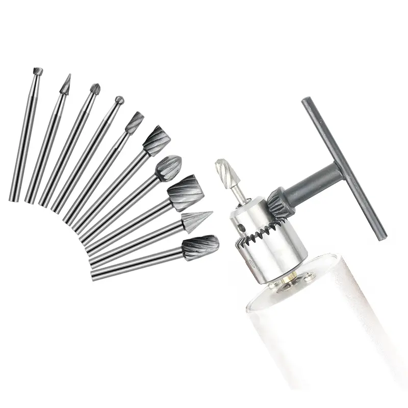 Titanium Dremel Routing Wood Rotary Milling Rotary File Cutter Woodworking Carving Carved Knife Cutter Tools  Drill Woodworking
