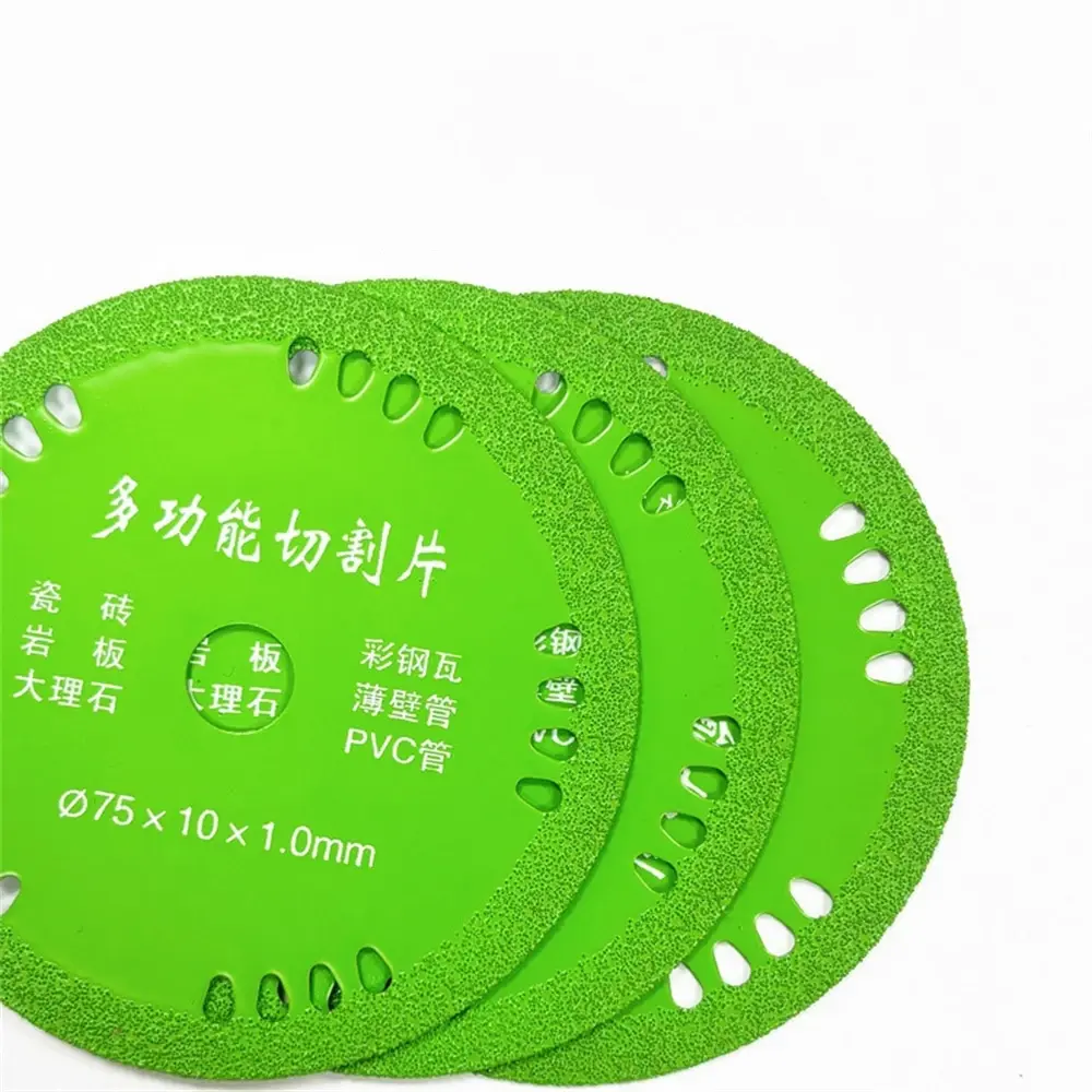 3 Inch 10mm Diamond Marble Saw Blades 75mm Glass Cutting Discs Jade Crystal Bottles Wine Grinding Cutting Grinding Discs Tools