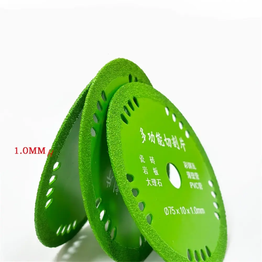 3 Inch 10mm Diamond Marble Saw Blades 75mm Glass Cutting Discs Jade Crystal Bottles Wine Grinding Cutting Grinding Discs Tools