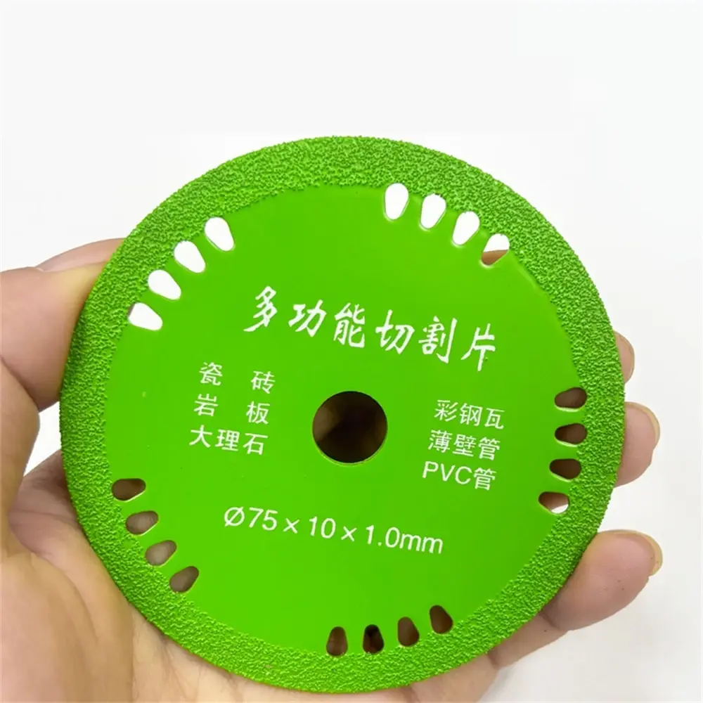 3 Inch 10mm Diamond Marble Saw Blades 75mm Glass Cutting Discs Jade Crystal Bottles Wine Grinding Cutting Grinding Discs Tools