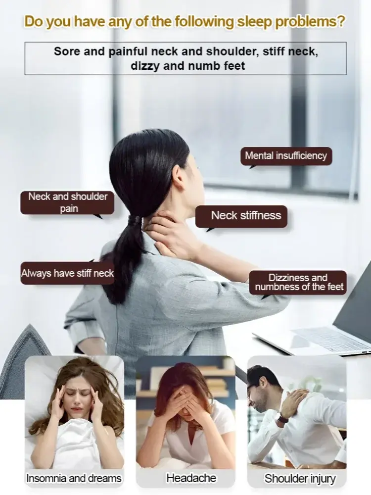 Memory Foam Bedding Pillow Neck Protection Bow Shaped Sleeping Pillows Support Head Orthopedic Relax Health Cervical Neck