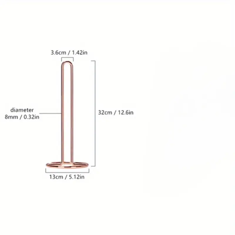Stainless Steel Kitchen Roll Paper Towel Holder Bathroom Tissue Stand Dining Table Vertical Napkins Rack Kitchen Storage Shelf