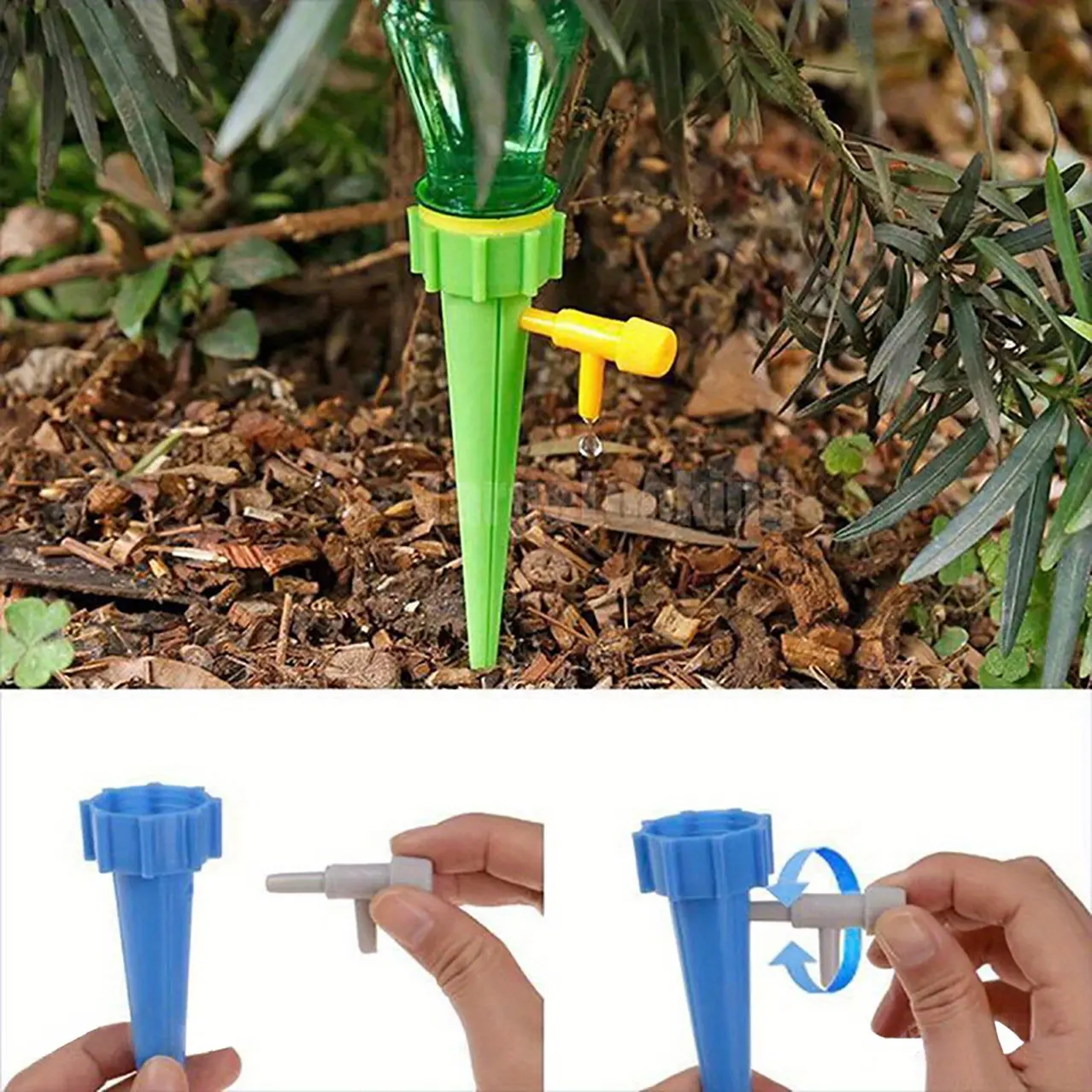 Automatic Drip Self Watering Spike for Flower Plants Greenhouse Garden Adjustable Auto Water Dripper Device Gaedening Tools