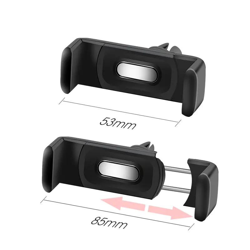 Car Phone Holder Car Air Outlet Mount Clip Interior Universal Mobile Holder ABS Car Mount Phone Support