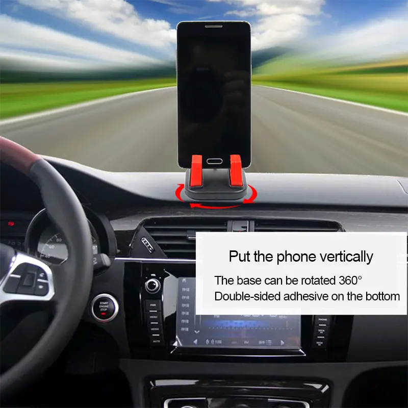 Car Phone Holder Dashoboard Smartphone Stand Auto Accessories for Mitsubishi ASX Lancer Pajero Outlander Galant Carisma EX EVO