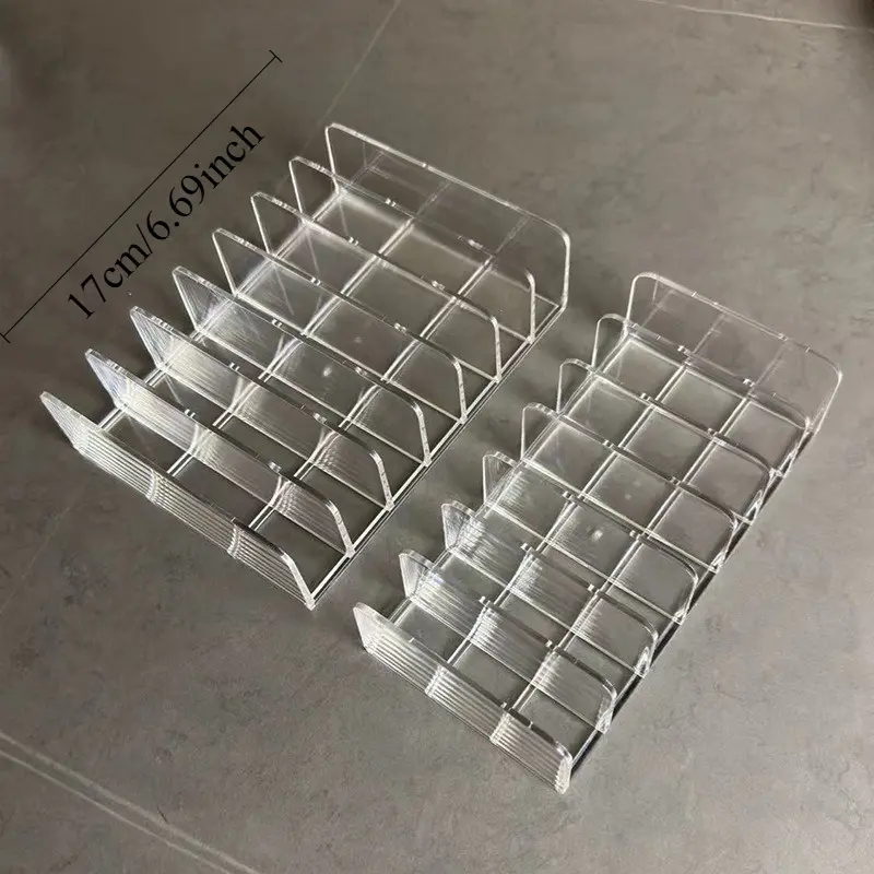 Eye Shadow Tray Storage Rack Transparent Powder Box Desktop Drawer Compartment Color Cosmetics Shelf