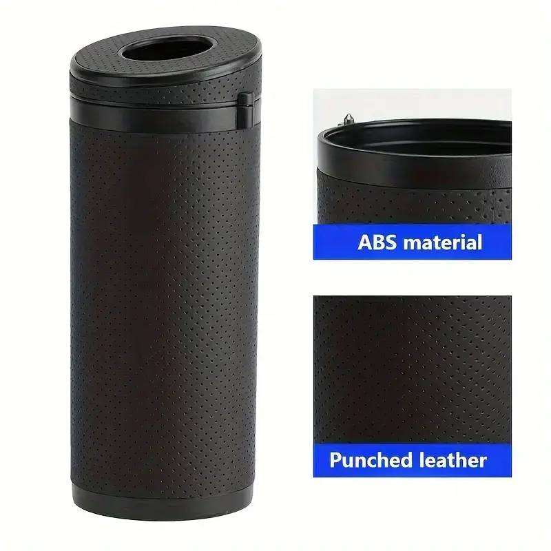 1pc Multifunction Car Tissue Box Storage Holder Auto Round Paper Tube Dispenser Safety Broken Window Auto Interior Accessories