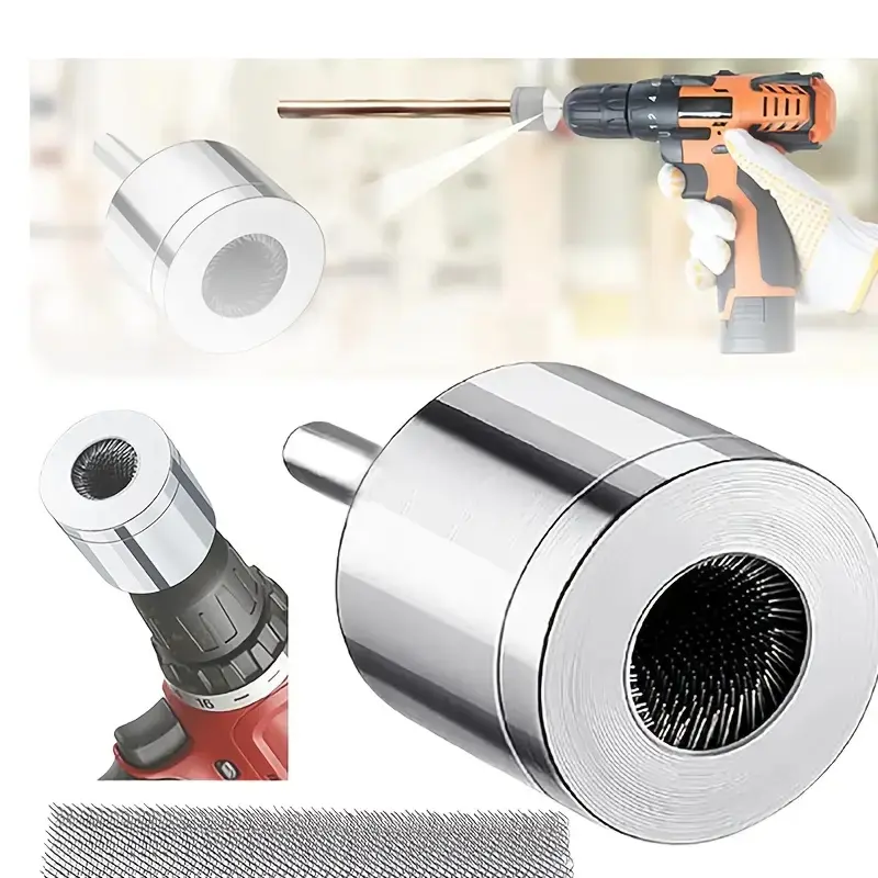 1pc 15/22mm Copper Tube Cleaning Brush Multi-Purpose Plumbing Pipe Power Drill Metal Cleaning Tools With 1 Replace Brush