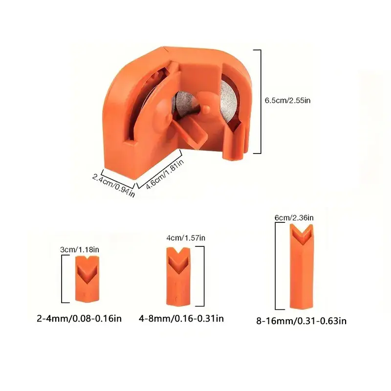 1 Set Multipurpose Twist Drill Grinder 2-16mm Impact Electric Drill With 3pcs Drill Bit Positioner Portable Drill Sharpener