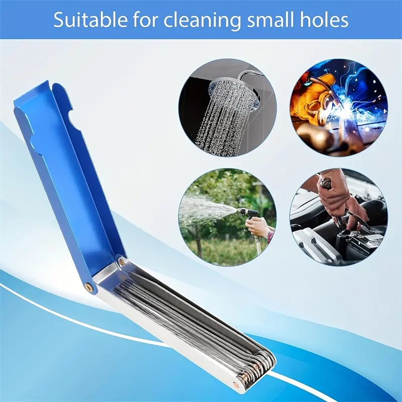 4pcs/Set Airbrush Cleaning Brush Auto Spray Gun Nozzle Cleaning Equipment Repair Tools Scrape Spray Needle & Brush Hand Tool