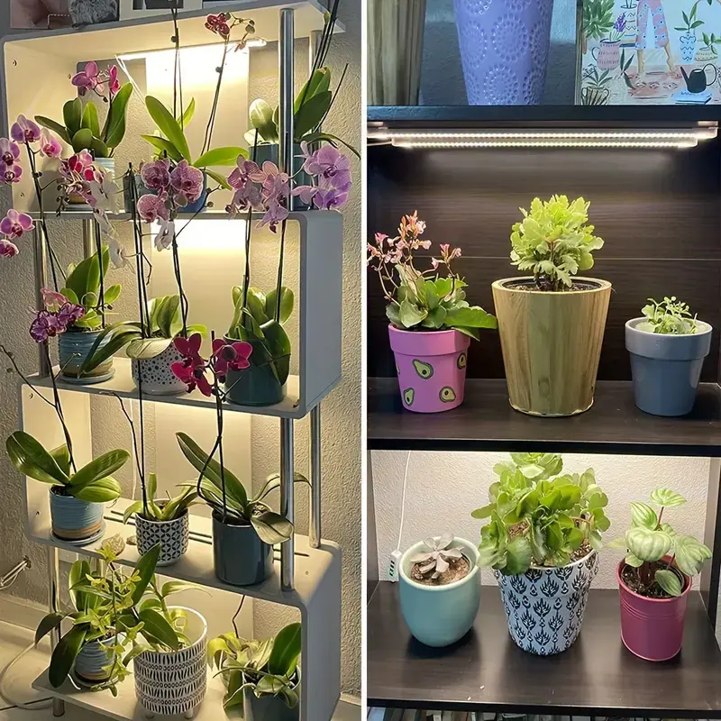 1/2/3/4Head 30cm Full Spectrum LED Plant Grow Lights With Auto Timer And Dimmable Function For Indoor Plants Greenhouse Seedling