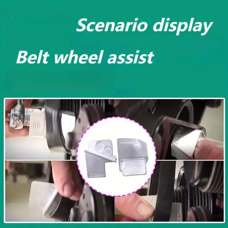 1 Set Timing Belt Assistant Installation Removal Tool Use Elastic Belt Vehicle Disassembly And Install Timing Belt Tools Kit