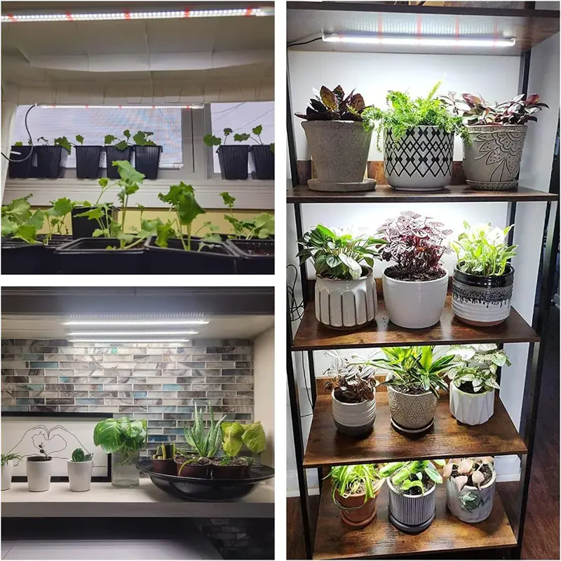 1/2/3/4Head 30cm Full Spectrum LED Plant Grow Lights With Auto Timer And Dimmable Function For Indoor Plants Greenhouse Seedling