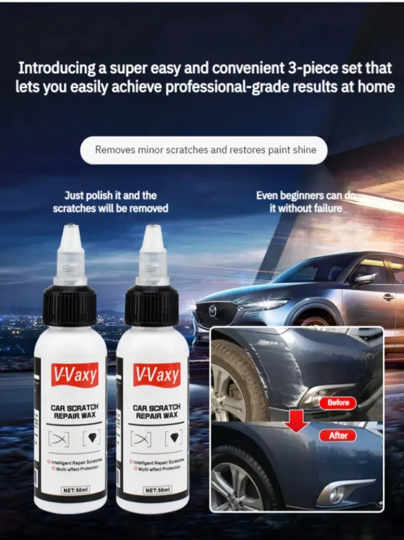 Car Scratch Repair Paste Kit  Car Repair Tool Scratch Repair  Kit  Paint Care Auto Body Compound Polishing Cleaner Auto Polishes