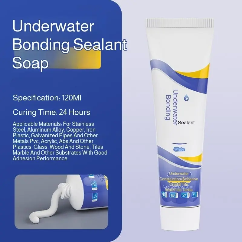 Glass Adhesive Fish Tank Waterproof Sealant Transparent Leakage Repair Water Glass Adhesive