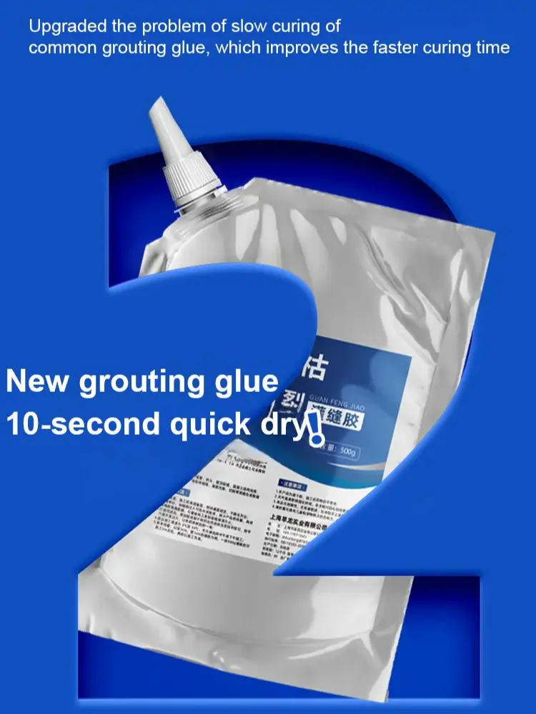 Sealing Glue 10 Seconds Quick Drying Roof Ground Crack Repair Sealing Glue Leak Repair Waterproof Glue Roof Leak Waterproof Mate